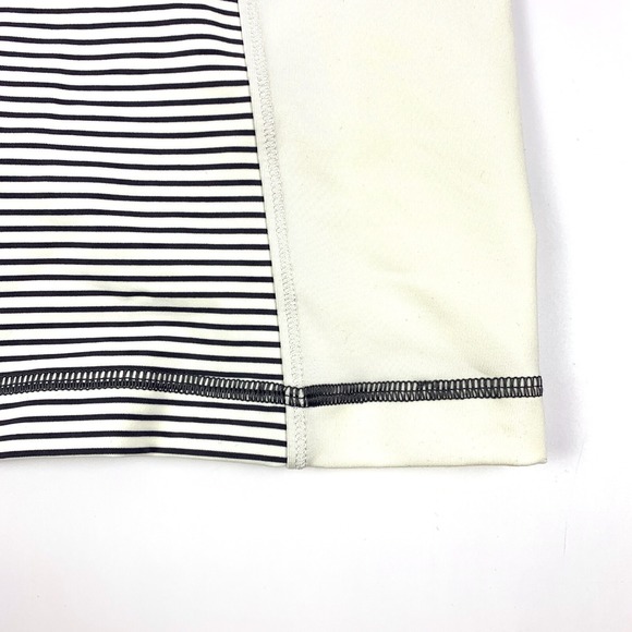 Lululemon Energy Tank Hyper Stripe Angel Wing Sz 4 Ivory Minimal Signs of Wear - Picture 2 of 10